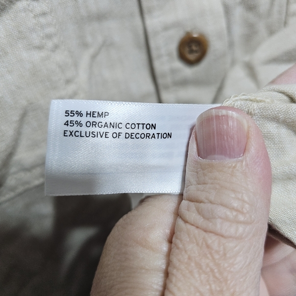 DULUTH Women's Artisan Hemp Duster Shirt Dress Organic Cotton Long Line Size XL. - Picture 10 of 15